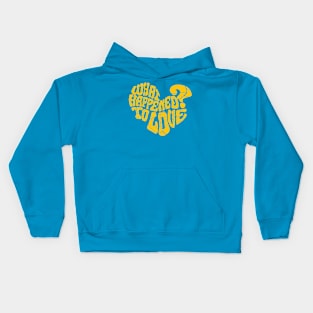 What happened to love? Kids Hoodie